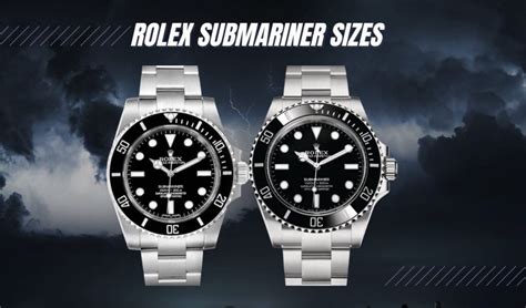 womens rolex submariner case size|Rolex size chart.